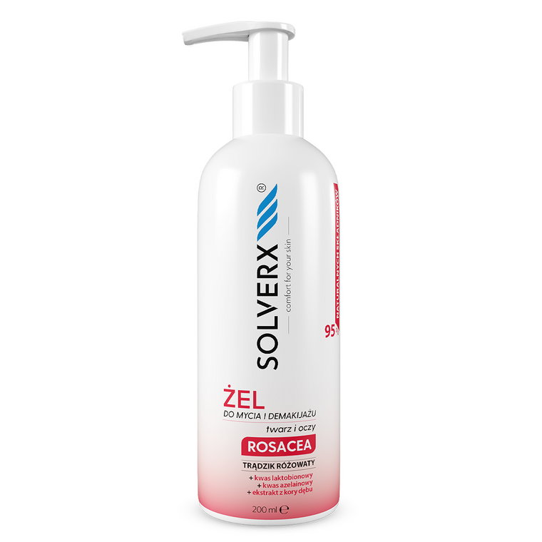 Solverx Rosacea - Żel do mycia twarzy 200ml