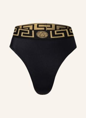 Versace Dół Od Bikini Z Wysokim Stanem schwarz