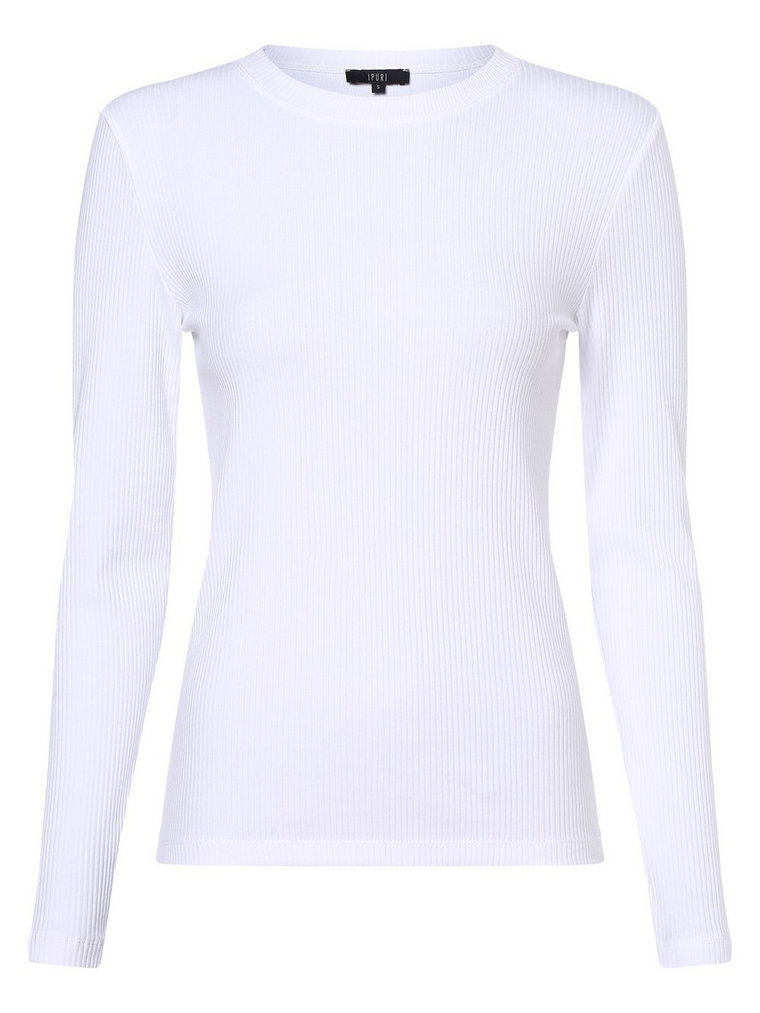 IPURI - Damska koszulka z długim rękawem, biały