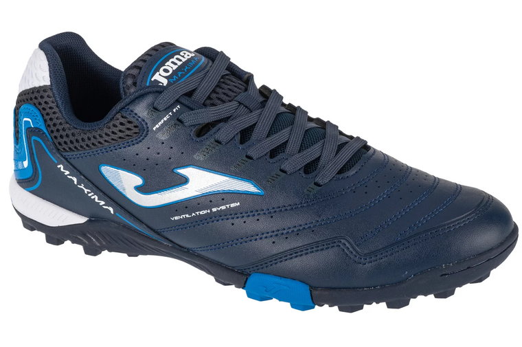 Joma Maxima 2303 TF MAXS2303TF, Męskie, Granatowe, buty piłkarskie - turfy, skóra syntetyczna, rozmiar: 41