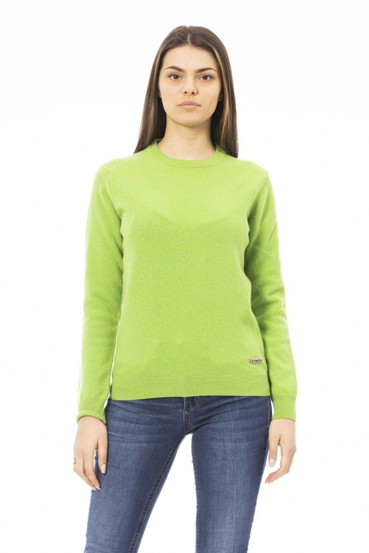 Swetry marki Baldinini Trend model GC8019_GENOVA kolor Zielony. Odzież damska. Sezon: Jesień/Zima