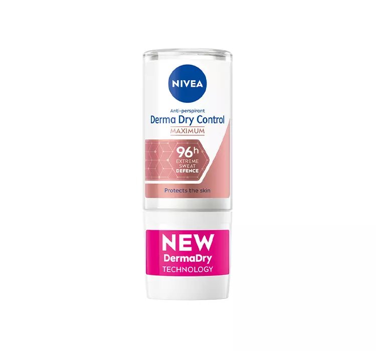 NIVEA DERMA DRY CONTROL MAXIMUM ANTYPERSPIRANT W KULCE DLA KOBIET 50ML