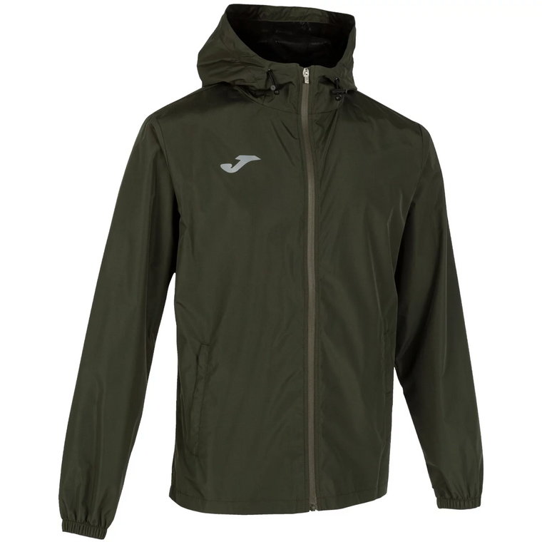 Joma Elite VII Rain Jacket 102235-473, Męskie, Zielone, kurtki, poliester, rozmiar: L