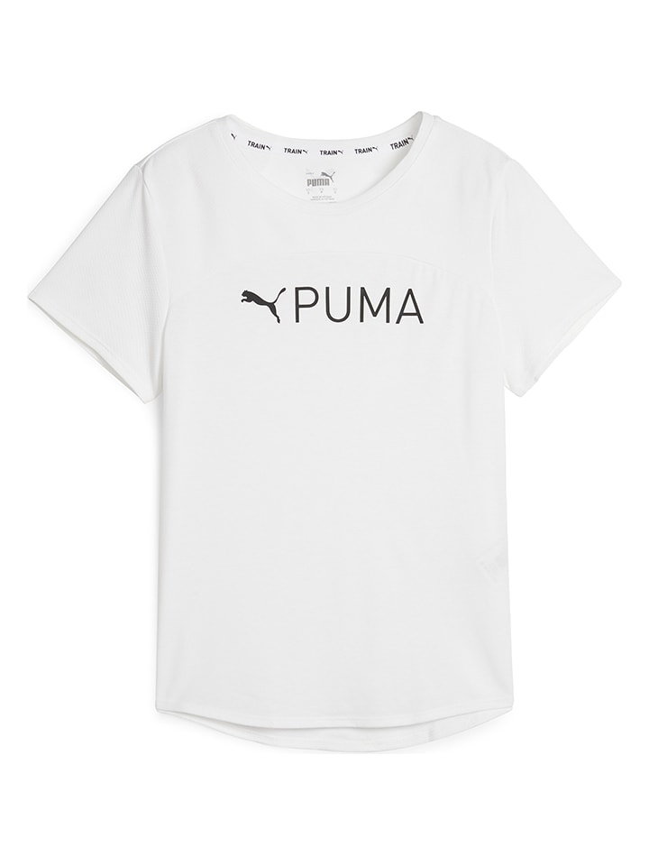 Puma Koszulka sportowa "Fit" w kolorze białym