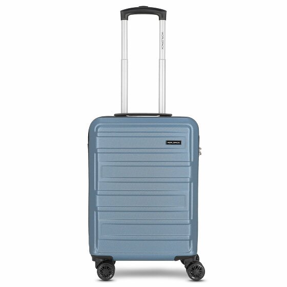 Worldpack New York 2.0 4 kółka Walizka kabinowy S 55 cm blue-metallic