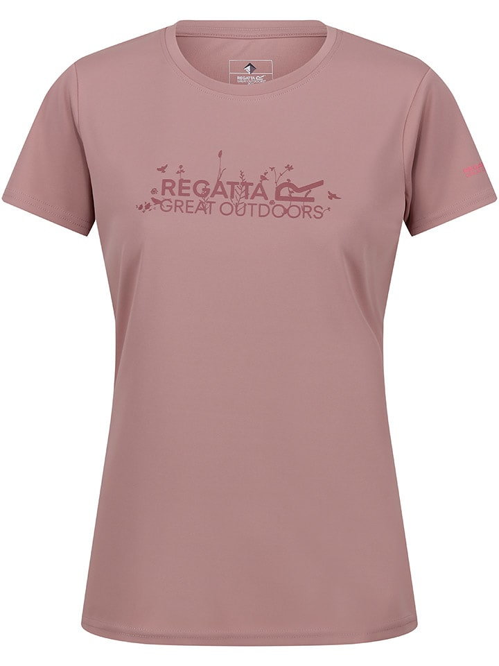 Regatta Koszulka funkcyjna "Fingal VII" w kolorze szaroróżowym