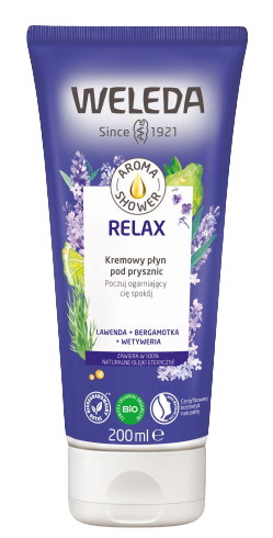 Weleda Aroma Shower Relax Kremowy Płyn pod prysznic