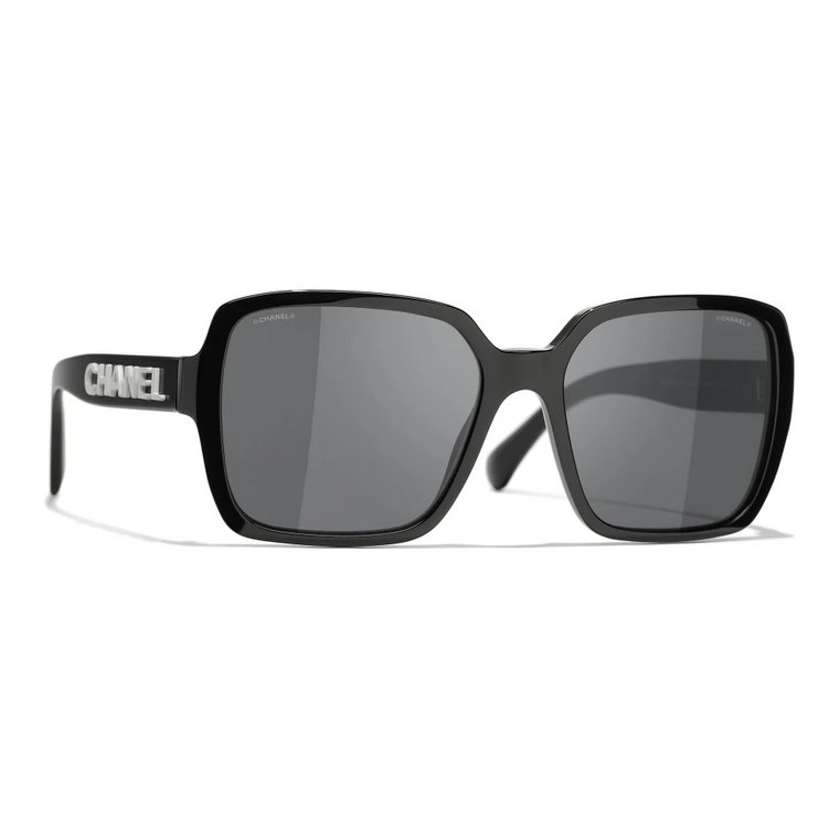 Czarne okulary przeciwsłoneczne, wszechstronny styl, codzienne użycie Chanel