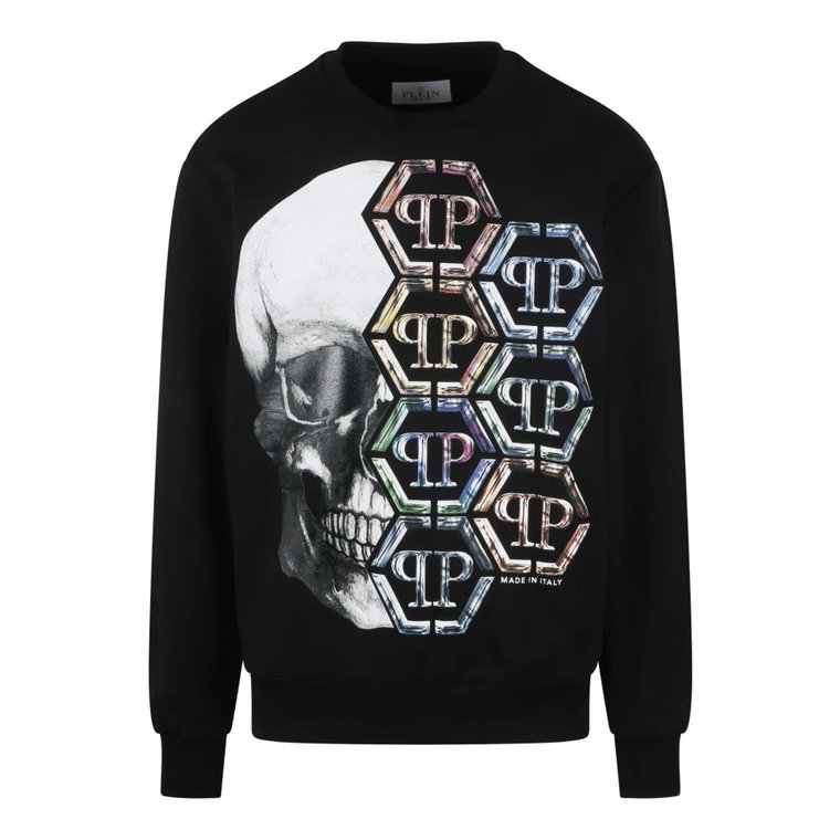 Skull Print Crewneck Sweatshirt Philipp Plein