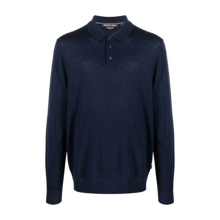 Midnight Merino Polo LS Michael Kors