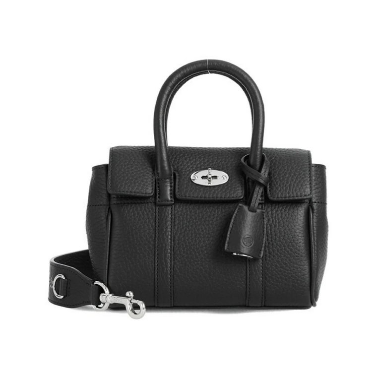 Czarna Mini Bayswater Torba Mulberry