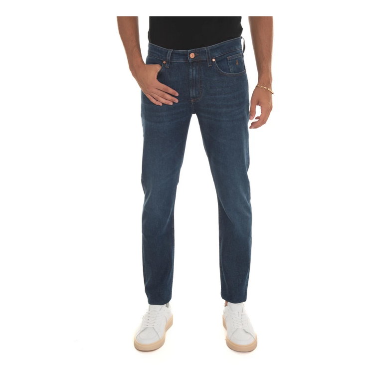 Slim Fit Stone Washed Denim Jeans Jeckerson