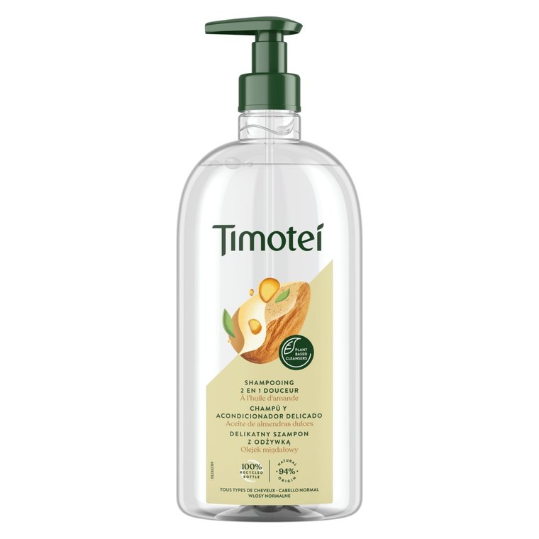 Timotei Delicate (Almond) Szampon do włosów z pompką 2in1