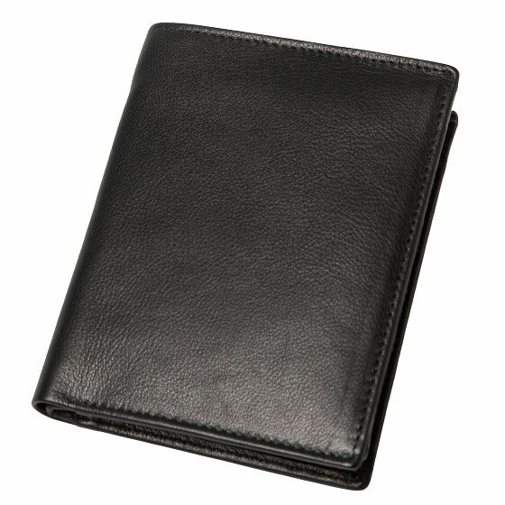 Alassio Skórzany portfel 9,5 cm schwarz