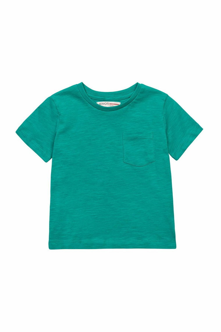 T-shirt chłopięcy bawełniany z kieszonką - zielony
