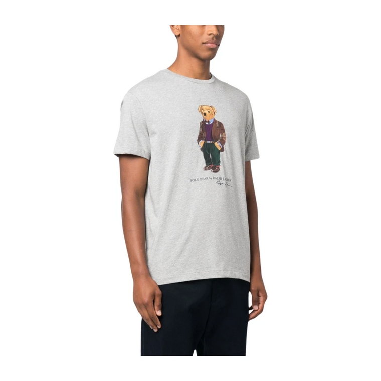 Szare T-shirty i Pola Ralph Lauren