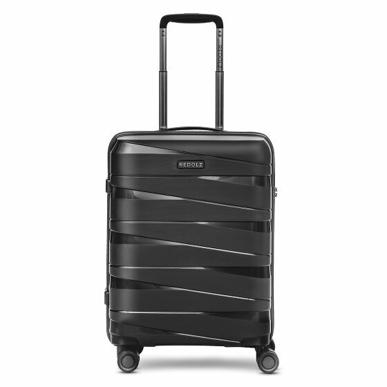 Redolz Essentials 10 CABIN 4 kółka Walizka kabinowy 55 cm black-metallic 2