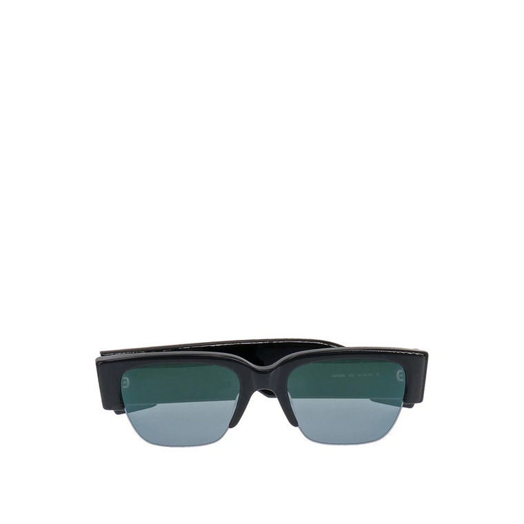 Czarne okulary przeciwsłoneczne Ss23 z recyklingowanego acetatu Alexander McQueen