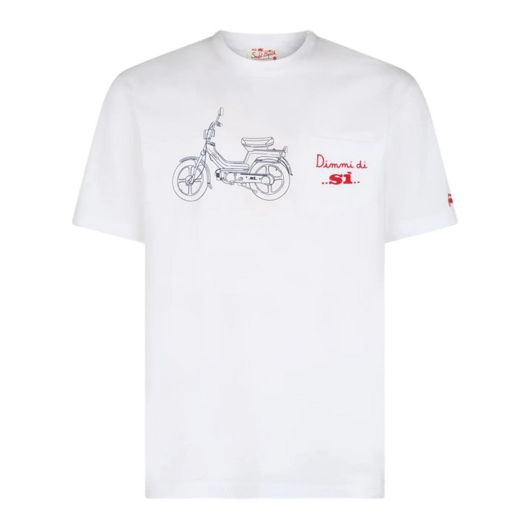 Bawełniany T-shirt MC2 Saint Barth