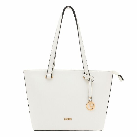 L.Credi Filippa Shopper Bag 35 cm weiss