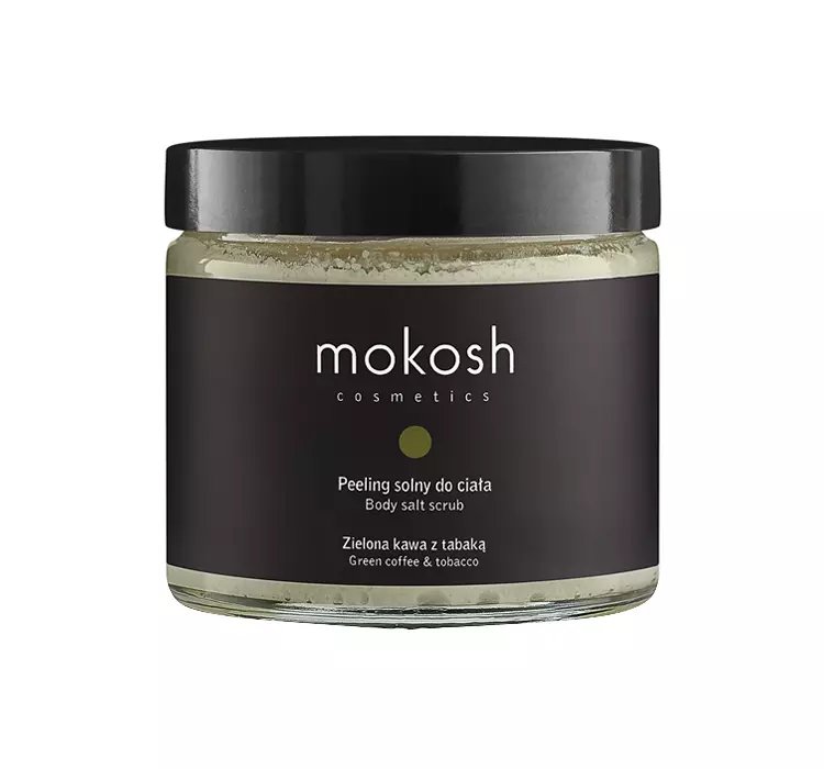 MOKOSH PEELING SOLNY DO CIAŁA ZIELONA KAWA Z TABAKĄ 300G