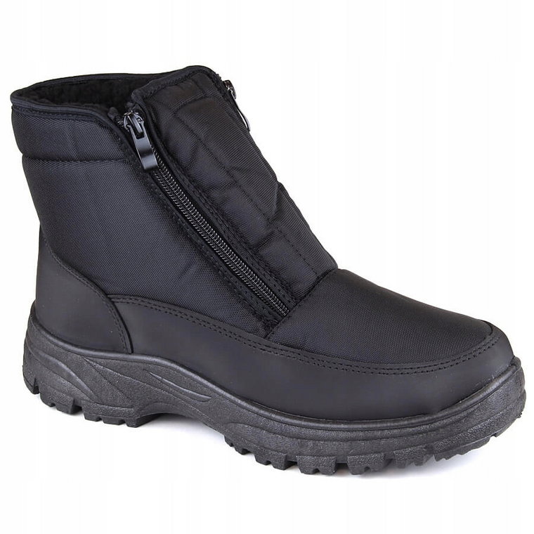 Śniegowce buty męskie zimowe ciepłe czarne News 43