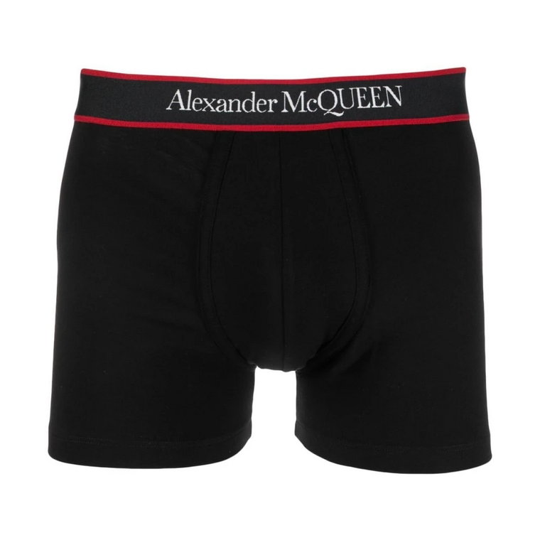 Elastyczne bokserki z bawełny dla nowoczesnych mężczyzn Alexander McQueen