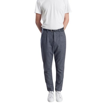 L'Exception Paris, Tailored Japanese Wool Pants Szary, male,