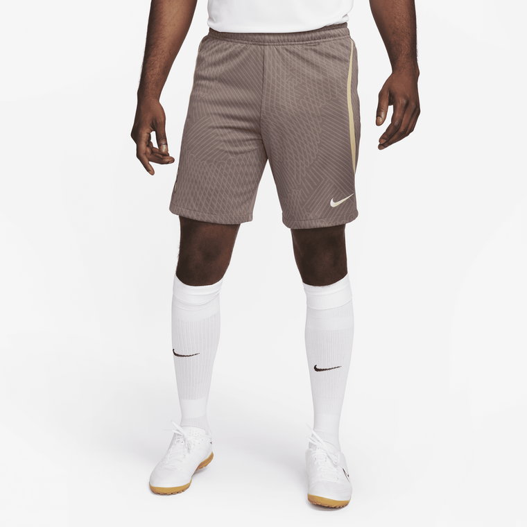 Męskie spodenki piłkarskie z dzianiny Nike Dri-FIT Tottenham Hotspur Strike (wersja trzecia) - Brązowy