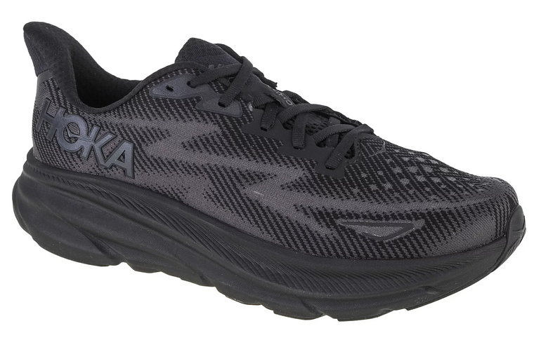 Hoka M Clifton 9 1127895-BBLC, Męskie, Czarne, buty do biegania, tkanina, rozmiar: 40 2/3