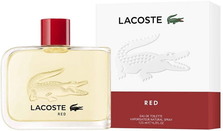 Woda toaletowa męska Lacoste Red EDT M 125 ml (3616302931781). Perfumy męskie