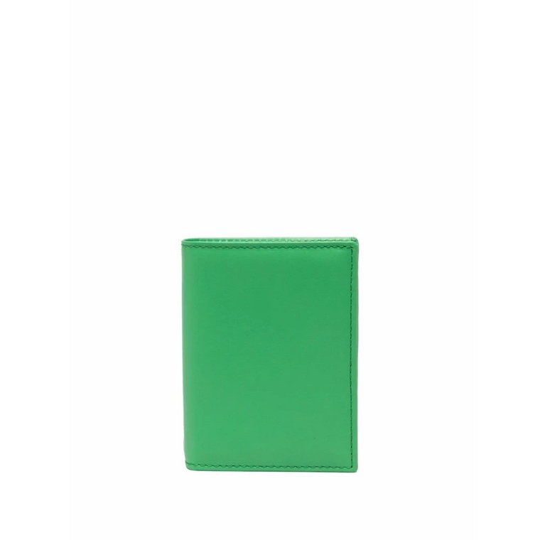 Zielony Portfel Skórzany Bi-Fold Comme des Garçons