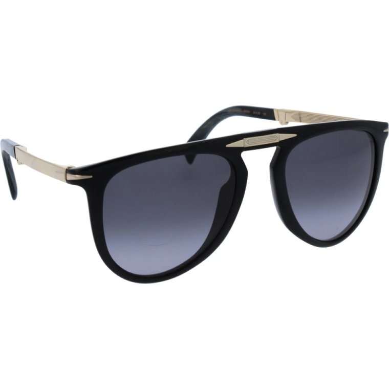 Ikoniczne okulary przeciwsłoneczne z jednolitymi soczewkami Eyewear by David Beckham
