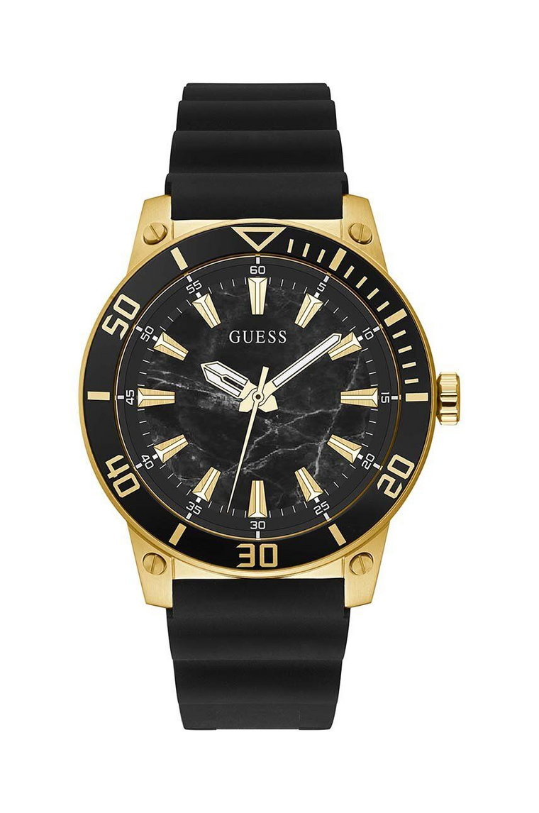 Guess zegarek GW0420G2 męski kolor czarny