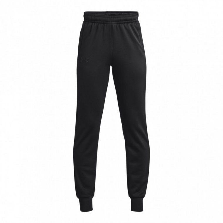 Chłopięce spodnie treningnowe Under Armour UA Armour Fleece Joggers - czarne