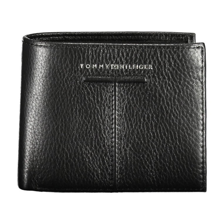 Black Leather Wallet Tommy Hilfiger