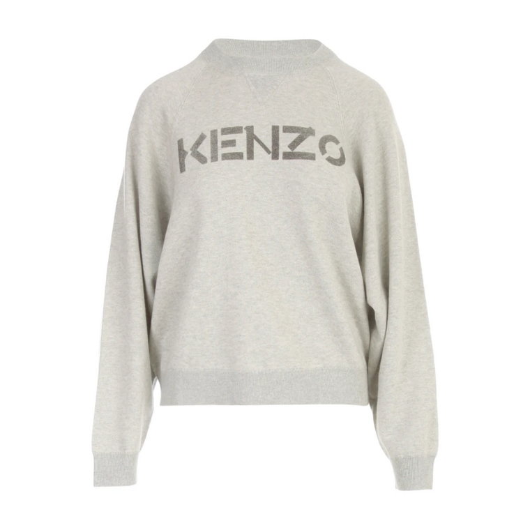 Sweter z sezonowym nadrukiem logo Kenzo