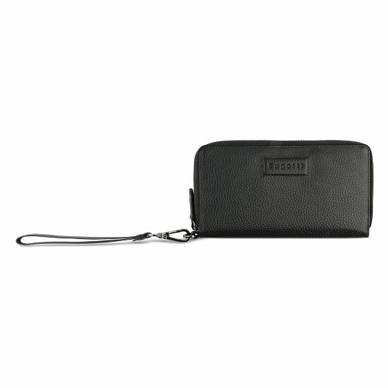 bugatti Elsa Portfel Ochrona RFID Skórzany 19 cm schwarz