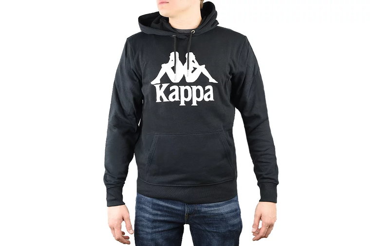 Kappa Taino Hooded  705322-19-4006, Męskie, Czarne, bluzy, bawełna, rozmiar: L