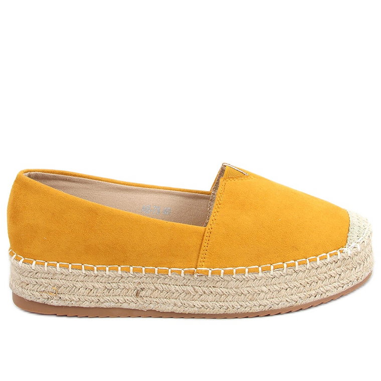 Espadryle damskie Pilar Yellow żółte