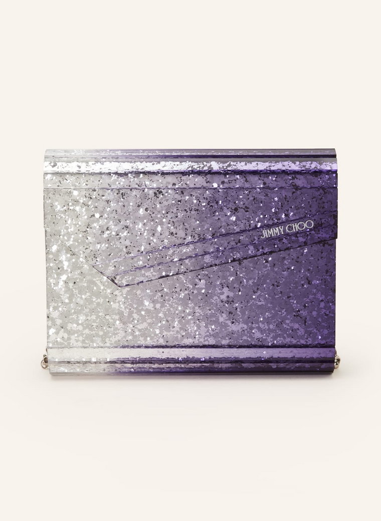 Jimmy Choo Kopertówka Candy silber