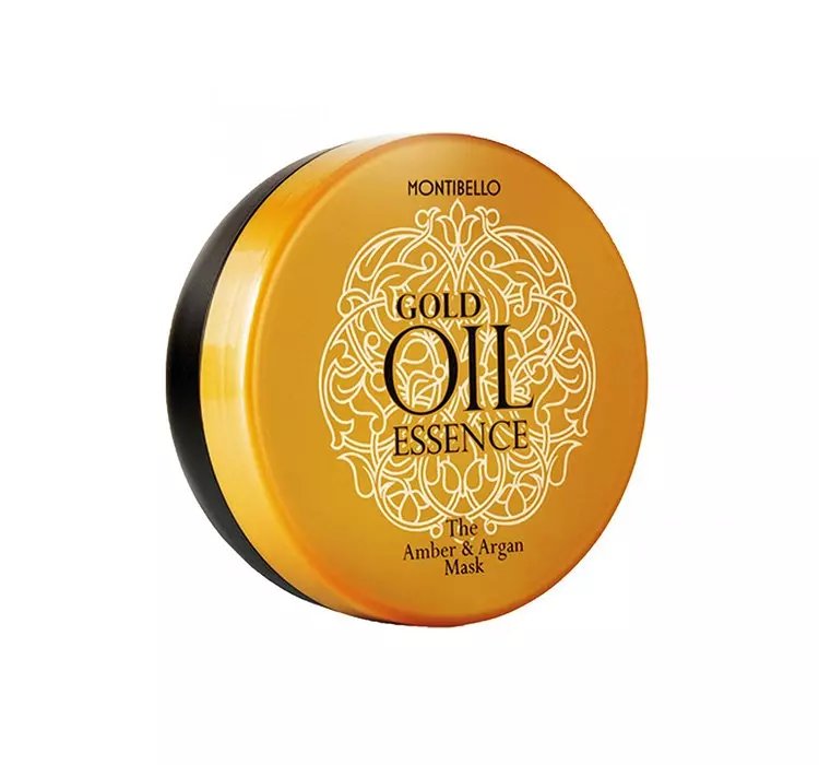 MONTIBELLO GOLD OIL ESSENCE MASKA DO WŁOSÓW BURSZTYNOWO-ARGANOWA 200ML