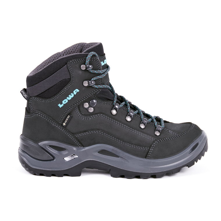 Damskie buty górskie Lowa RENEGADE GTX MID WS asphalt/turquoise - 5