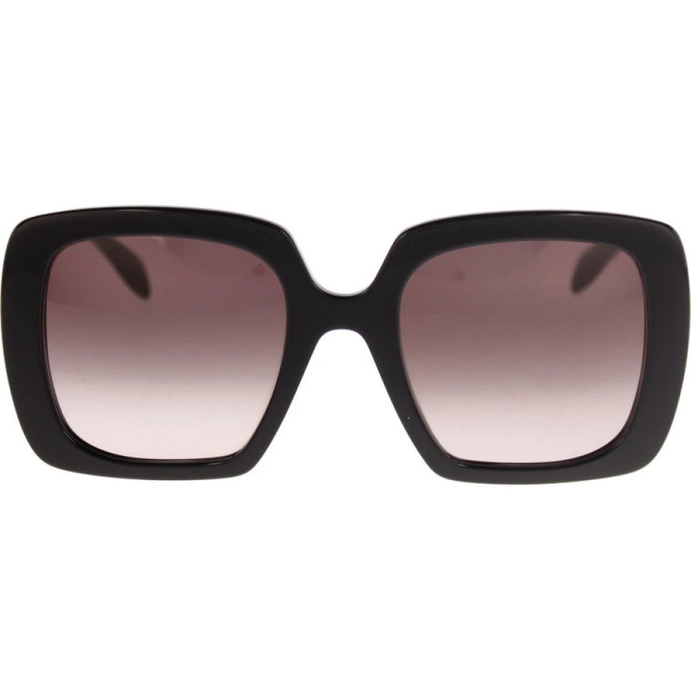 Ikoniczne okulary przeciwsłoneczne z gradientowymi soczewkami Alexander McQueen