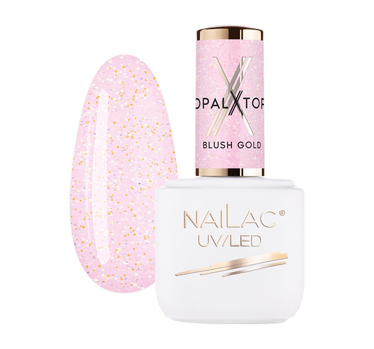 NAILAC OPALX TOP HYBRYDOWY BLUSH GOLD 7ML