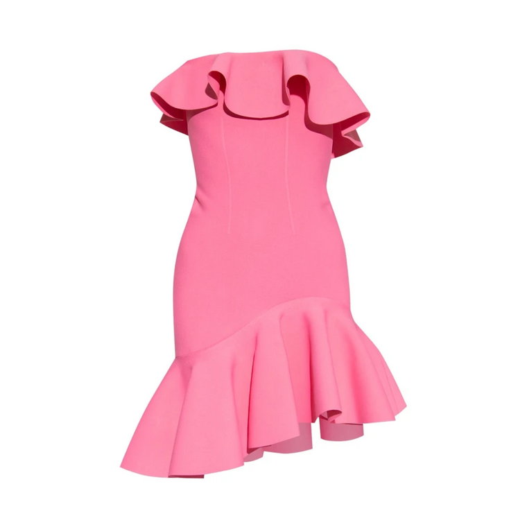 Różowa Sukienka Gorsetowa na Specjalne Okazje Alexander McQueen