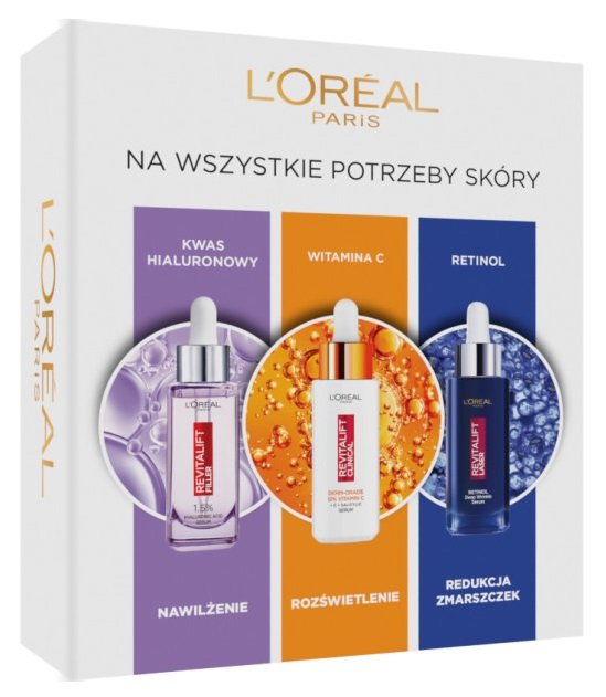 L'Oréal Paris Revitalift Serums Zestaw pielęgnacyjny "Na wszystkie potrzeby skóry"