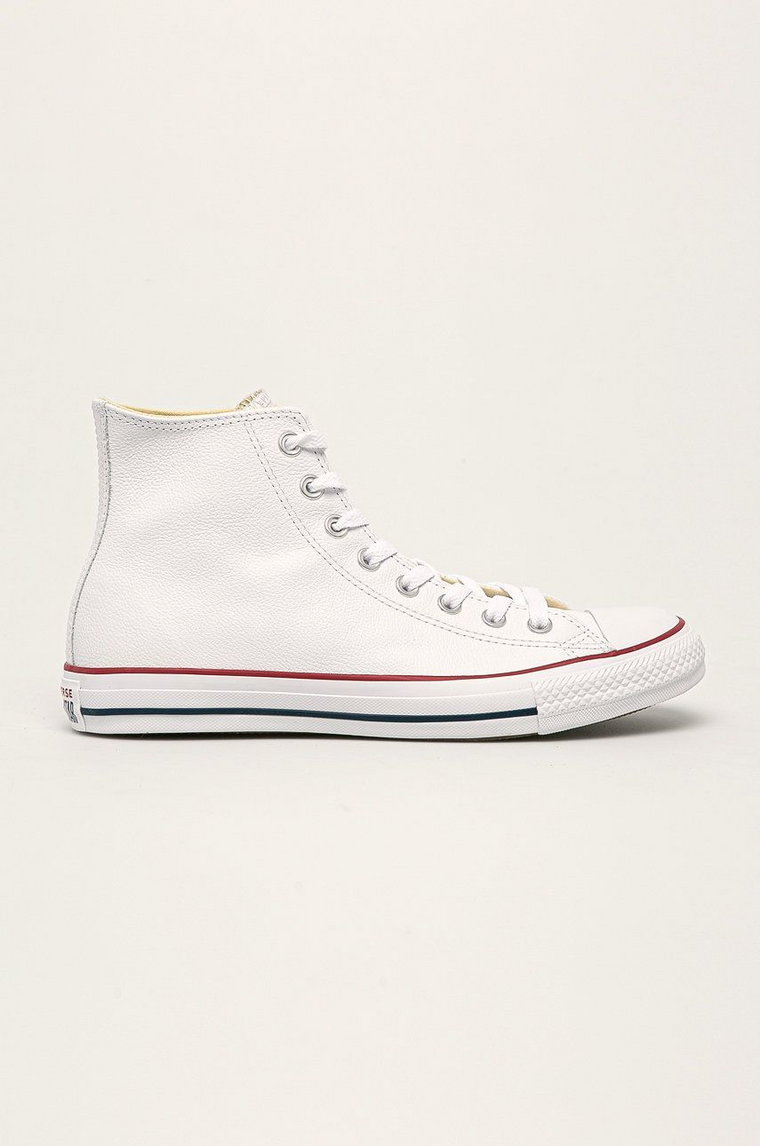 Converse trampki skórzane Chuck Taylor All Star Leather męskie kolor biały 132169C