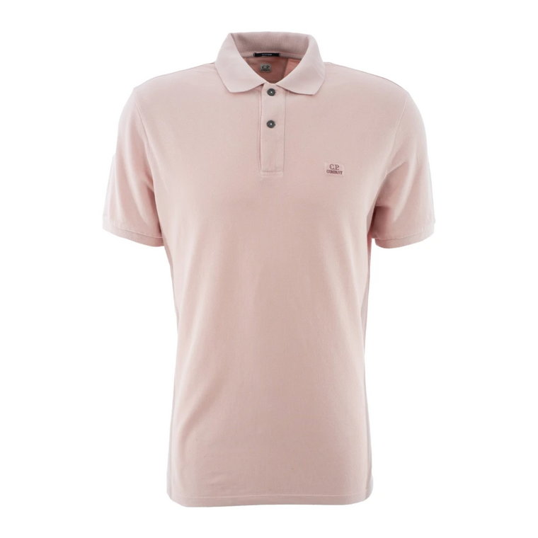 24/1 Piquet Rosa Polo Shirt C.p. Company