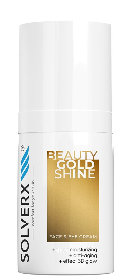 Solverx Beauty Gold Shine Krem do twarzy i pod oczy